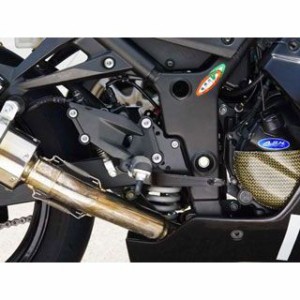 ベビーフェイス ニンジャ250R セットバックプレート（ブラック） BABYFACE バイク