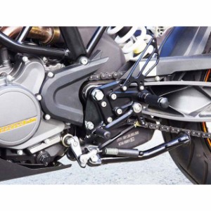 ベビーフェイス 125デューク 200デューク バックステップキット 仕様：ノーマル カラー：ブラック BABYFACE バイク