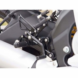 ベビーフェイス YZF-R125 バックステップキット 仕様：ノーマル カラー：ブラック BABYFACE バイク