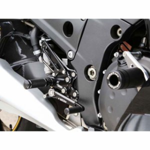 ベビーフェイス ニンジャZX-14R バックステップキット 仕様：リバース カラー：ブラック BABYFACE バイク