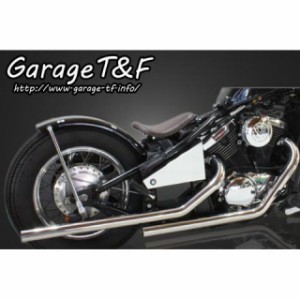 ガレージT&F バルカン400 ドラッグパイプマフラー タイプ2 カラー：ステンレス T&F バイク