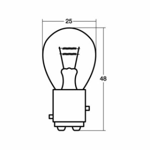 【メーカー直送】スタンレー電気 ストップテール球 A4879 12V23/8W STANLEY バイク