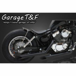 ガレージT&F ビラーゴ250（XV250ビラーゴ） ドラッグパイプマフラー タイプI カラー：ブラック T&F バイク