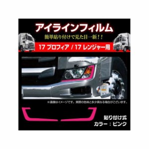 マッドマックス 17プロフィア/17レンジャー 専用 アイラインフィルム ピンク MADMAX 車 自動車