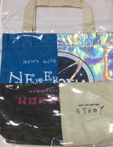 【新品】NEWS 【バッグ】 　NEWS LIVE TOUR 2020 STORY 　 コンサートグッズ　ばっく　ばっぐ