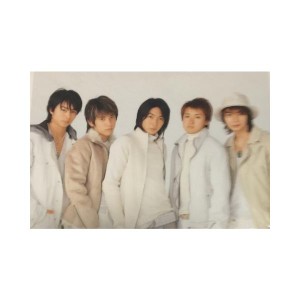 嵐 ARASHI ・ 【下敷き】・集合・ ・Winter　Concert　2003-2004 だからHAPPY  コンサート会場販売販グッズ