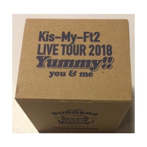 【新品】Kis-My-FT2 (キスマイ)・・【スタッキングカップ】・5大ドームツアー 2018「Kis-My-Ft2 LIVE TOUR 2018 Yummy!!you＆me」☆ 最新