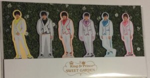 【新品】King & Prince  SPECIAL STORE  2018・第二弾・【ミニ付箋セット】・King & Prince SWEET GARDEN　キンプリ・期間限定会場販売グ