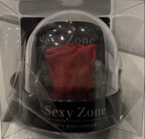 【新品】　SEXY ZONE　(セクゾ)・【記念品　薔薇　オーナメント】・Sexy Zone 記念品 デビュー 10周年 セクゾ /FC会員限定・Aniversary t