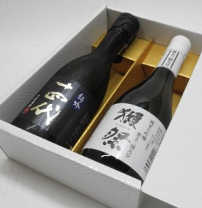 【高木酒造】【ギフト包装無料】 十四代　特吟生貯蔵　300ml×1本+ 獺祭　純米大吟醸39　300ml×１本《飲み比べ2本セット》 【ギフト化粧