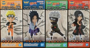 NARUTO ナルト 疾風伝 ワールドコレクタブルフィギュア 4種セット