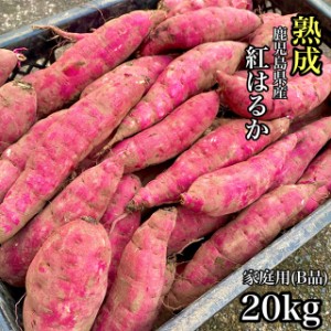 芋屋さんが送る【熟成】鹿児島県産 紅はるか20kg さつまいも 訳あり 干し芋