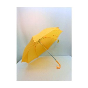 【S】 雨傘 長傘−ジュニア グラスファイバー骨黄色55cmジャンプ雨傘 おすすめ