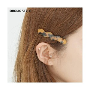 韓国ファッション アクセサリー ヘアアクセサリー ヘアクリップ ヘアピン 髪まとめ 髪留め 英字 べっ甲 無地 マーブル ヒョウ柄 ブロック