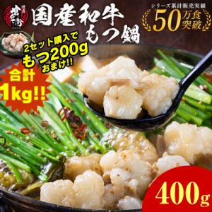 もつ鍋 もつ鍋メガ盛り400g  国産和牛もつ鍋（3〜4人前 ）６種の味  送料無料 もつ鍋 もつ鍋セット ホルモン モツ鍋 牛もつ鍋  もつ 牛肉