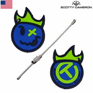 スコッティキャメロン Rubber Harry Key ラバーキーホルダー BLUE/LIME Scotty Cameron USA直輸入品【稀少】【レア】