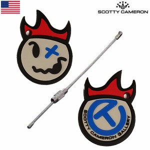 スコッティキャメロン Rubber Harry Key ラバーキーホルダー WHITE/RED Scotty Cameron USA直輸入品【稀少】【レア】