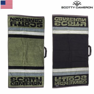 【希少】スコッティキャメロン Surf Stripe Golf Towel - Green 稀少 レア 103081 タオル USA直輸入品【数量限定】【稀少】