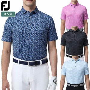 フットジョイ フラワープリント 半袖ボタンダウンシャツ FJ-S23-S08 メンズ FOOTJOY 2023春夏モデル 日本正規品