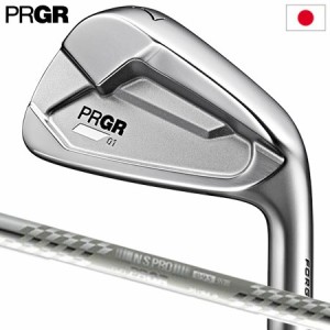 プロギア PRGR 01 アイアン 5本組(6I-PW) メンズ 右用 スペックスチール Ver.2 M-43 スチールシャフト 日本正規品 2023年モデル