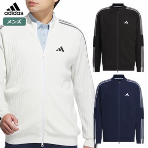 アディダス スリーストライプス 防風 長袖ライニングセーター MKS27 メンズ adidas 2023秋冬モデル 日本正規品