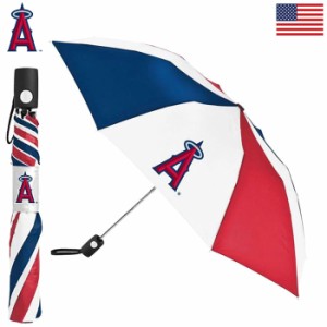 MLB エンゼルス ゴルフ用 アンブレラ 傘 Los Angeles Angels AUTO FOLDING UMBRELLA USA直輸入品