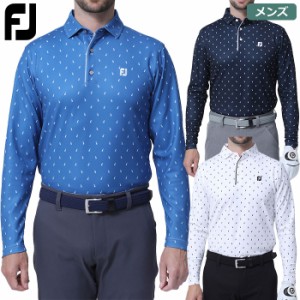 フットジョイ ゴルフバッグ柄サーモライト長袖シャツ FJ-F23-S07 メンズ FOOTJOY 2023秋冬モデル 日本正規品