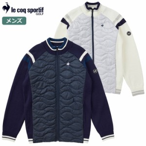 ルコックスポルティフ ハイブリッドセーター メンズ QGMWJL56 le coq sportif 2023秋冬モデル 日本正規品