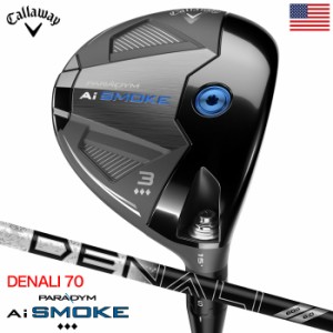 キャロウェイ Paradym Ai Smoke Triple Diamond フェアウェイウッド メンズ 右用 Ai スモーク PROJECT X DENALI BLACK 70 カーボンシャフ