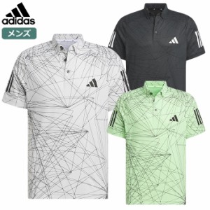 アディダス レイビームプリント ドライポロ IKJ54 メンズ adidas 2024春夏モデル 日本正規品