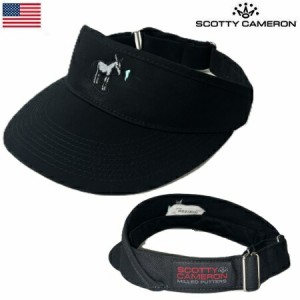 【レア品】スコッティキャメロン サンバイザー メンズ Surf Donkey Visor ブラック 029620 Scotty Cameron USA直輸入品