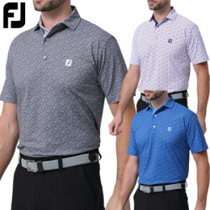 フットジョイ ゴルフコースプリント半袖シャツ メンズ FJ-S24-S16 FOOTJOY 2024春夏モデル 日本正規品