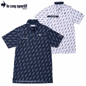 ルコック ストレッチフォーサー 小柄半袖シャツ QGMXJA06 メンズ le coq sportif GOLF 2024春夏モデル 日本正規品