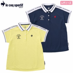 ルコック Aライン 袖ライン襟付きシャツ QGWXJA10 レディース le coq sportif GOLF 2024春夏モデル 日本正規品