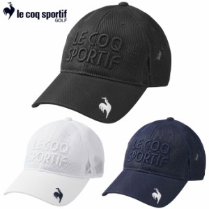 ルコックスポルティフ はっ水メッシュゴルファーズキャップ QGBXJC08 メンズ le coq sportif GOLF 2024春夏モデル 日本正規品