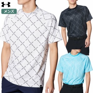 アンダーアーマー UAプレーオフ ショートスリーブ モックネック シャツ 1384831 メンズ UNDER ARMOUR 2024春夏モデル 日本正規品