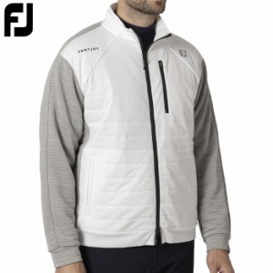 フットジョイ FOOTJOY MEN'S 防風ファブリックミックス 長袖フルジップジャケット メンズ FJ-F24-M04 ゴルフウェア ゴルフ 2024秋冬モデ