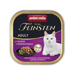 アニモンダ フォムファインステン in ソース 子羊・ハーブソース 100g   キャットフード ウェット 猫缶 成猫