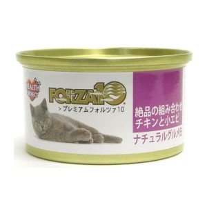 FORZA10 ナチュラルグルメ缶 絶品の組合せ チキンと小エビ 75g キャットフード ウェット 一般食 猫缶