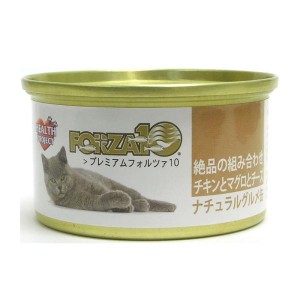 FORZA10 ナチュラルグルメ缶 絶品の組合せ チキンとマグロとチーズ 75g キャットフード ウェット 一般食 猫缶