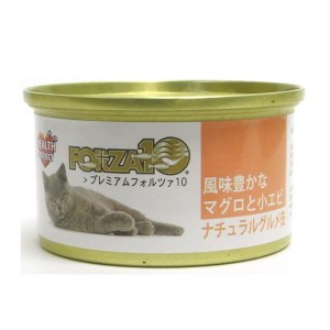 FORZA10 ナチュラルグルメ缶 風味豊かな マグロと小エビ 75g キャットフード ウェット 一般食 猫缶