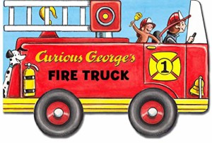 Curious George's Fire Truck (Mini Movers Shaped Board Books)【並行輸入品】