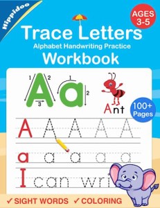 Trace Letters: Alphabet Handwriting Practice workbook for kids: Preschool writing Workbook with Sight words for Pre K, Kindergar