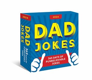 2024 Dad Jokes Boxed Calendar: 365 Days of Punbelievable Jokes (World's Best Dad Jokes Collection)【並行輸入品】