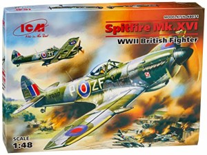 ICM 1/48 イギリス空軍 スピットファイア Mk.16 プラモデル 48071【並行輸入品】