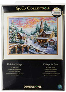 DIM クロスステッチキット Holiday Village [並行輸入品]