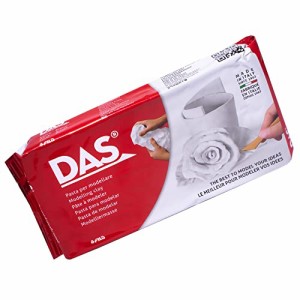 Das Air Hardening Modelling Clay, 1kg Block, White【並行輸入品】