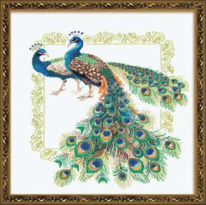 Peacocks （クロスステッチキット）【並行輸入品】