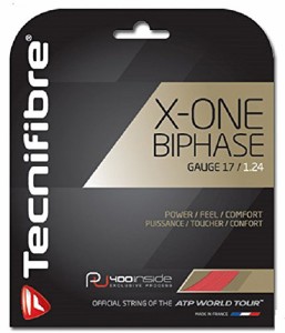 テクニファイバー(Tecnifibre) テニス ガット エックスワン バイフェイズ X-ONE BIPHASE 12m ゲージ1.24mm 【並行輸入品】