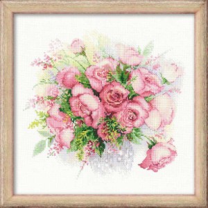 Watercolor Roses(クロスステッチキット)【並行輸入品】